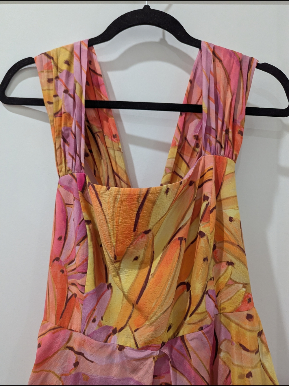 FARM Rio Pink, Orange & Yellow Floral Maxi Dress - Picture 4 of 9